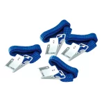 Fietsriempjes met metalen gesp t.b.v. fietsdrager 4 stuks