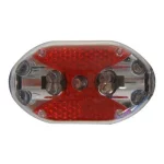 Verlichting 9 LED Rood 7 functies multifunctioneel incl 2x AAA batterijen