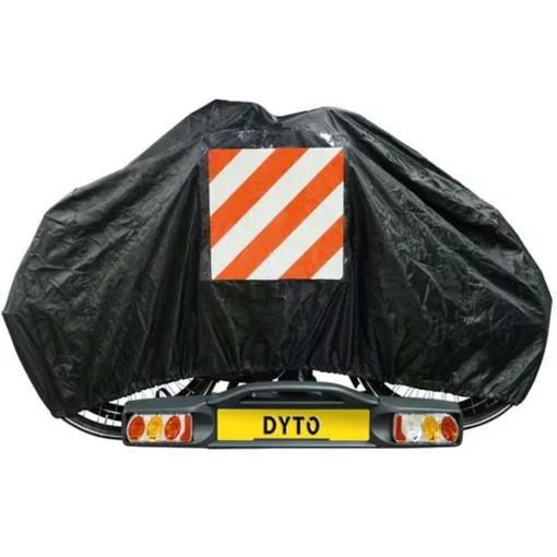 Polyester fietshoes - 2 fietsen met inschuifvak t.b.v. markeringsbord