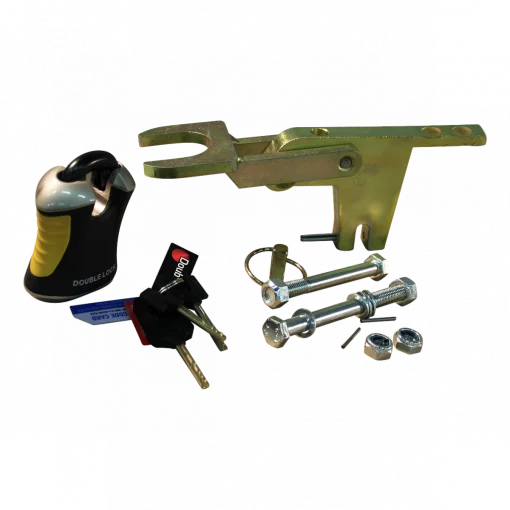 Fixed Lock A60 SCM 2 x verticaal M12 voor ongeremde aanhangers