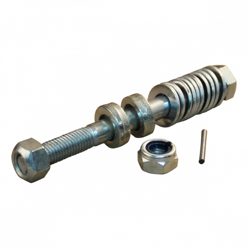 Safety montage set M12 Bestaande uit: 1xbout, 1xbreekmoer+pen